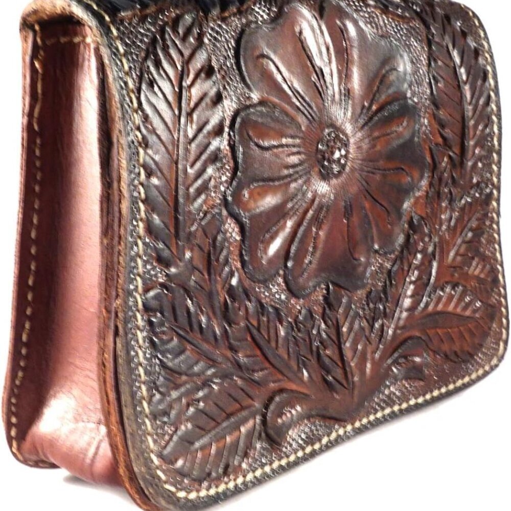 Handmade Genuine Leather Coin Purse, Hand Purse, Vintage Gift Pouch, Change Purs